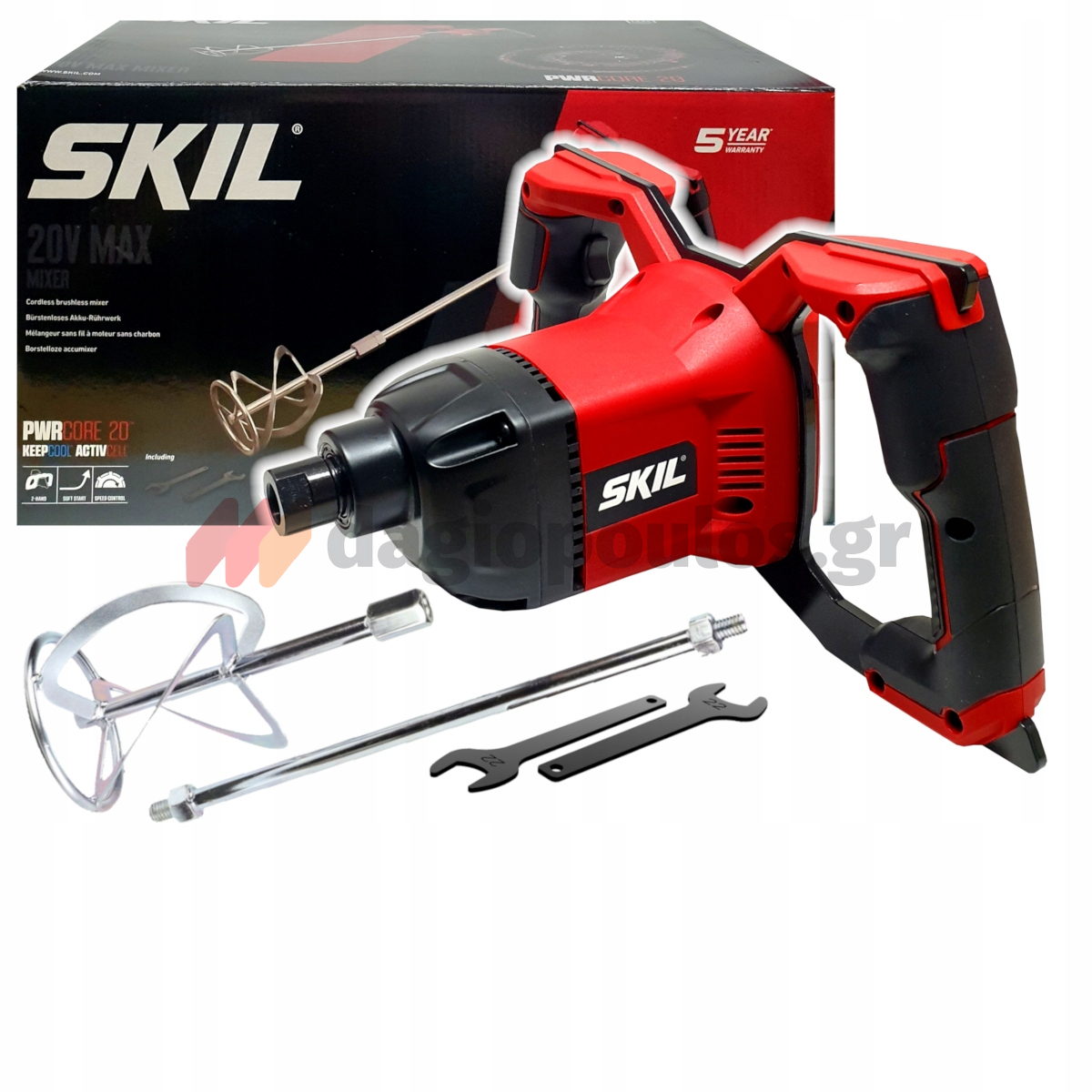 Skil 3171 CA 20V Max Brushless Αναδευτήρας Μπαταρίας 18V Li-Ion SOLO