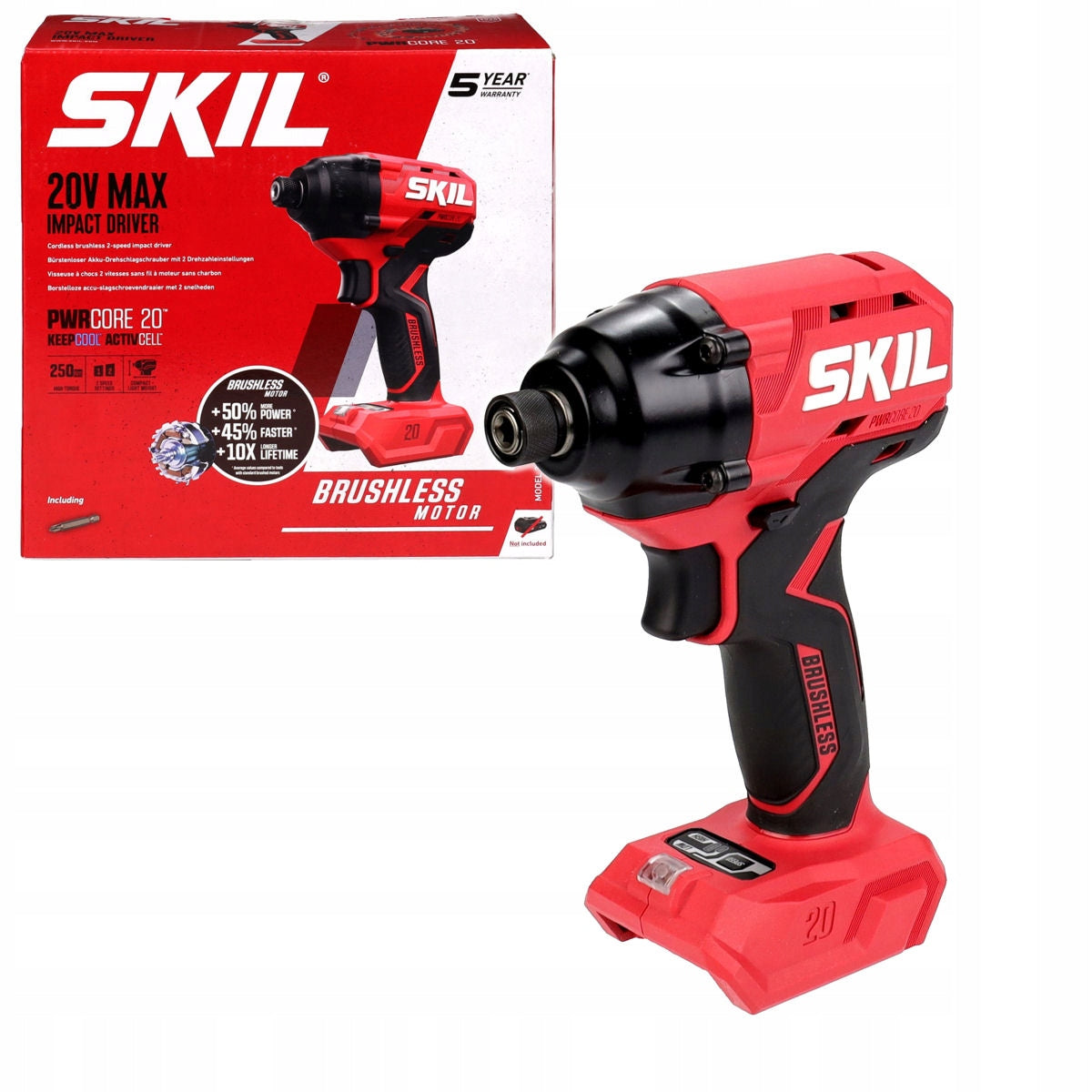 Skil 3211 CA 20V Max Brushless Παλμικό Κατσαβίδι Μπαταρίας 18V Li-Ion SOLO