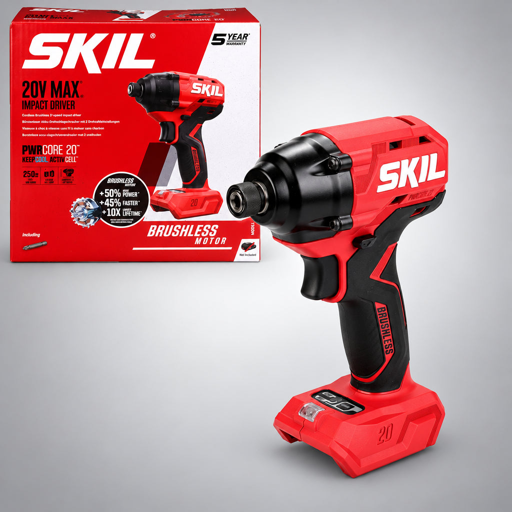 Skil 3211 CA 20V Max Brushless Παλμικό Κατσαβίδι Μπαταρίας 20V Li-Ion SOLO