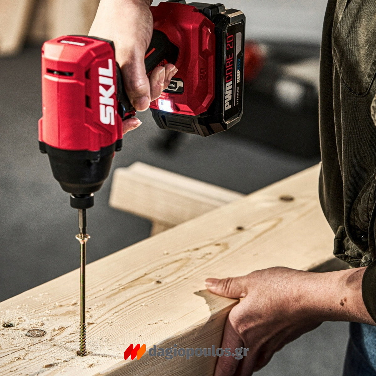 Skil 3211 CA 20V Max Brushless Παλμικό Κατσαβίδι Μπαταρίας 18V Li-Ion SOLO