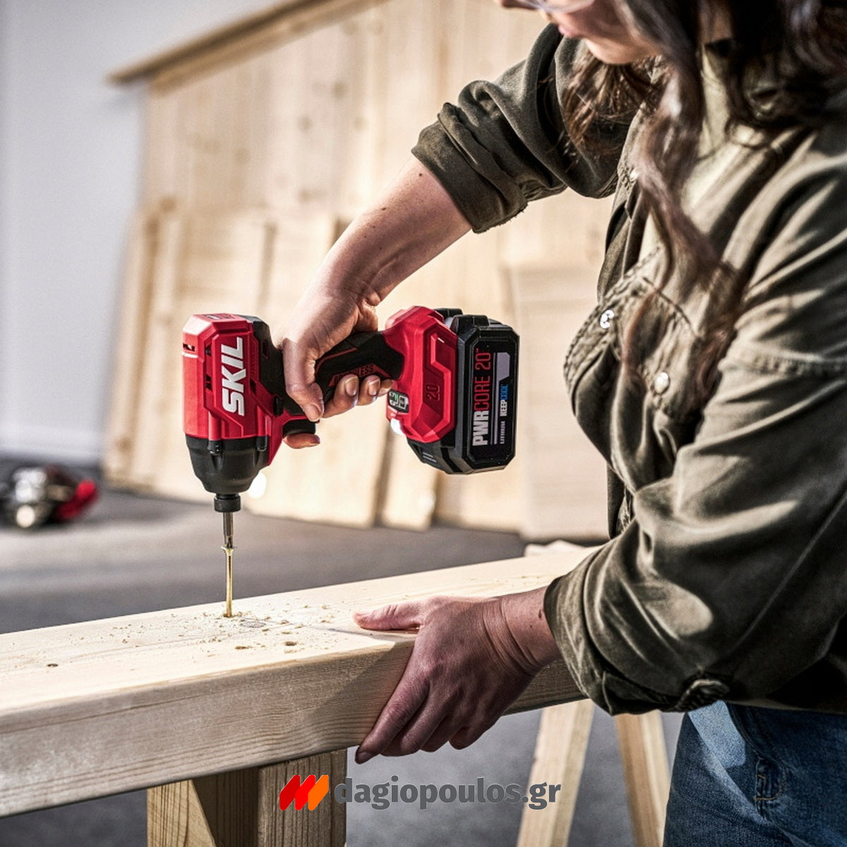 Skil 3211 CA 20V Max Brushless Παλμικό Κατσαβίδι Μπαταρίας 18V Li-Ion Με Μπαταρία 2.0Ah