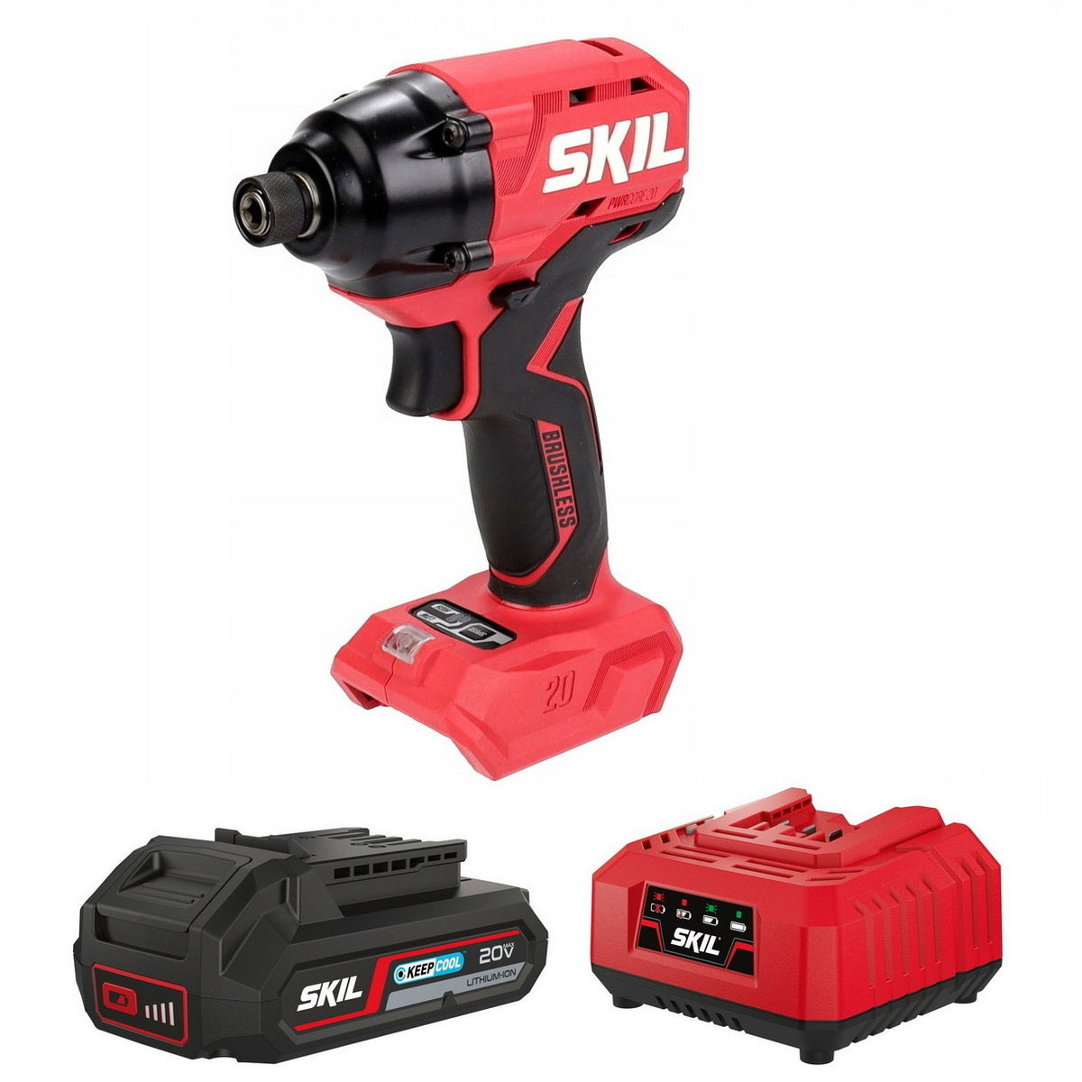 Skil 3211 CA 20V Max Brushless Παλμικό Κατσαβίδι Μπαταρίας 18V Li-Ion Με Μπαταρία 2.0Ah