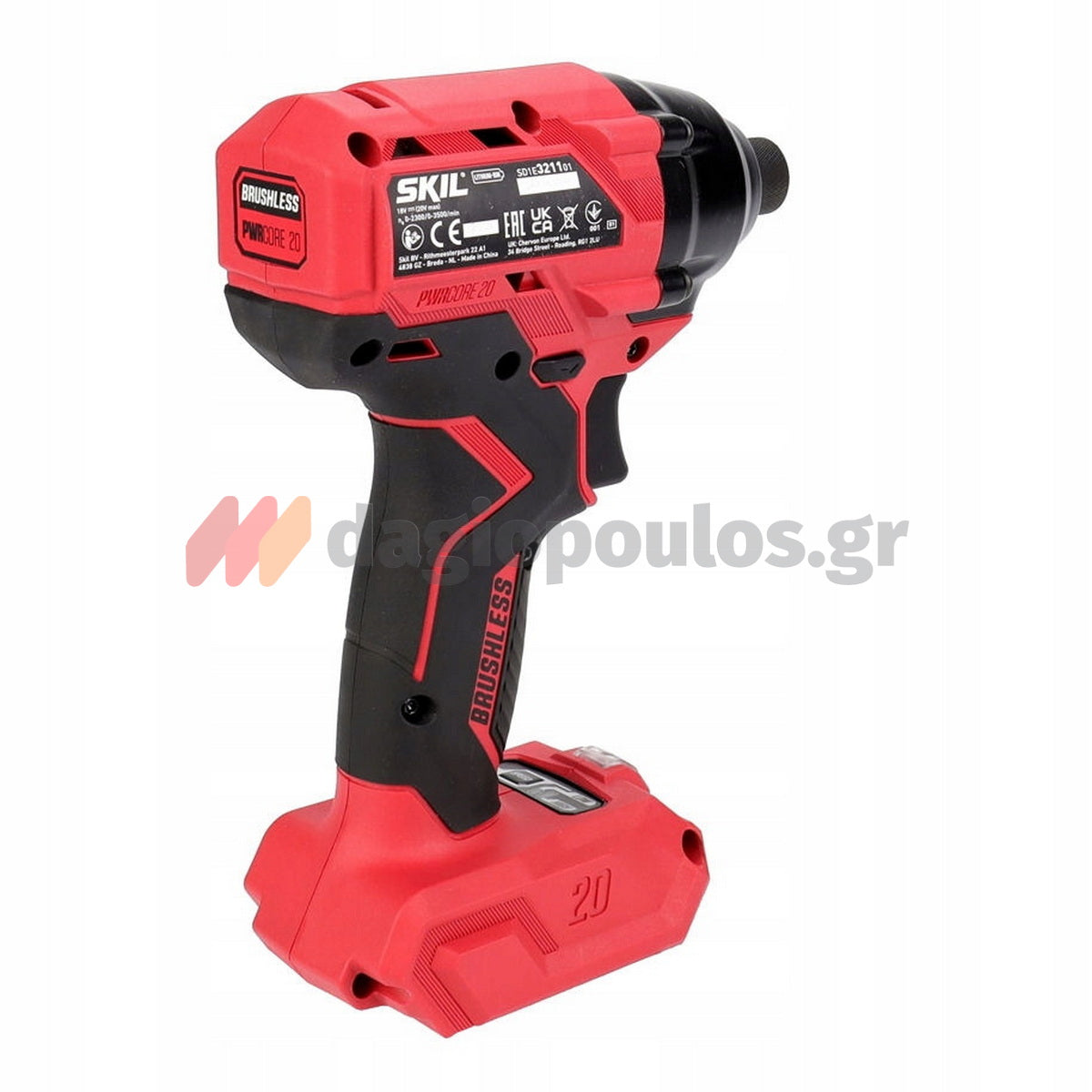 Skil 3211 CA 20V Max Brushless Παλμικό Κατσαβίδι Μπαταρίας 18V Li-Ion Με Μπαταρία 2.0Ah