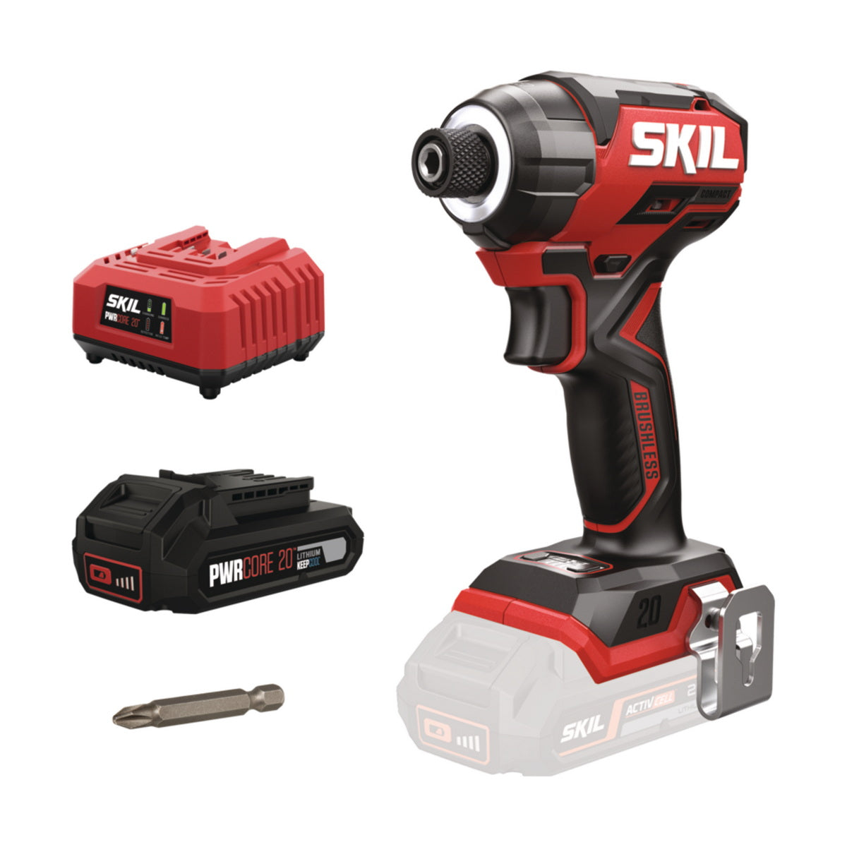 Skil 3225 CA 20V Max Brushless Παλμικό Κατσαβίδι Μπαταρίας 18V Li-Ion Με Μπαταρία 2.5Ah