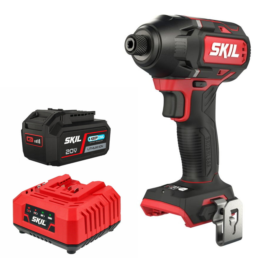 Skil 3231 CA 20V Max Brushless Παλμικό Κατσαβίδι Μπαταρίας 18V Li-Ion Με Μπαταρία 4.0Ah