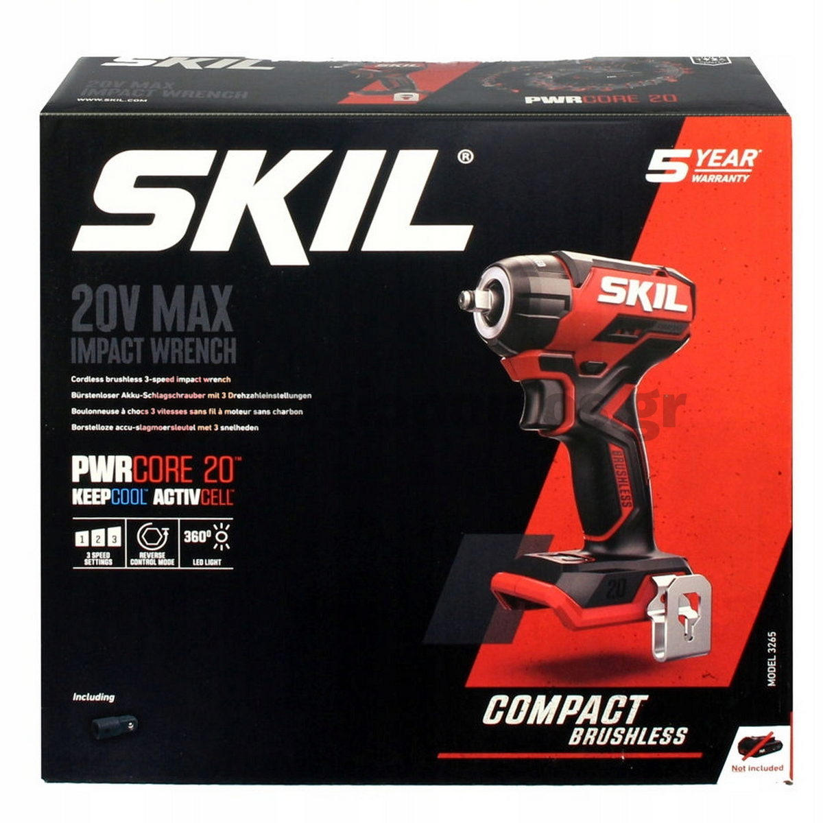 Skil 3265 CA 20V Max Brushless Μπουλονόκλειδο Μπαταρίας 18V Li-Ion Με Μπαταρία 2.5Ah