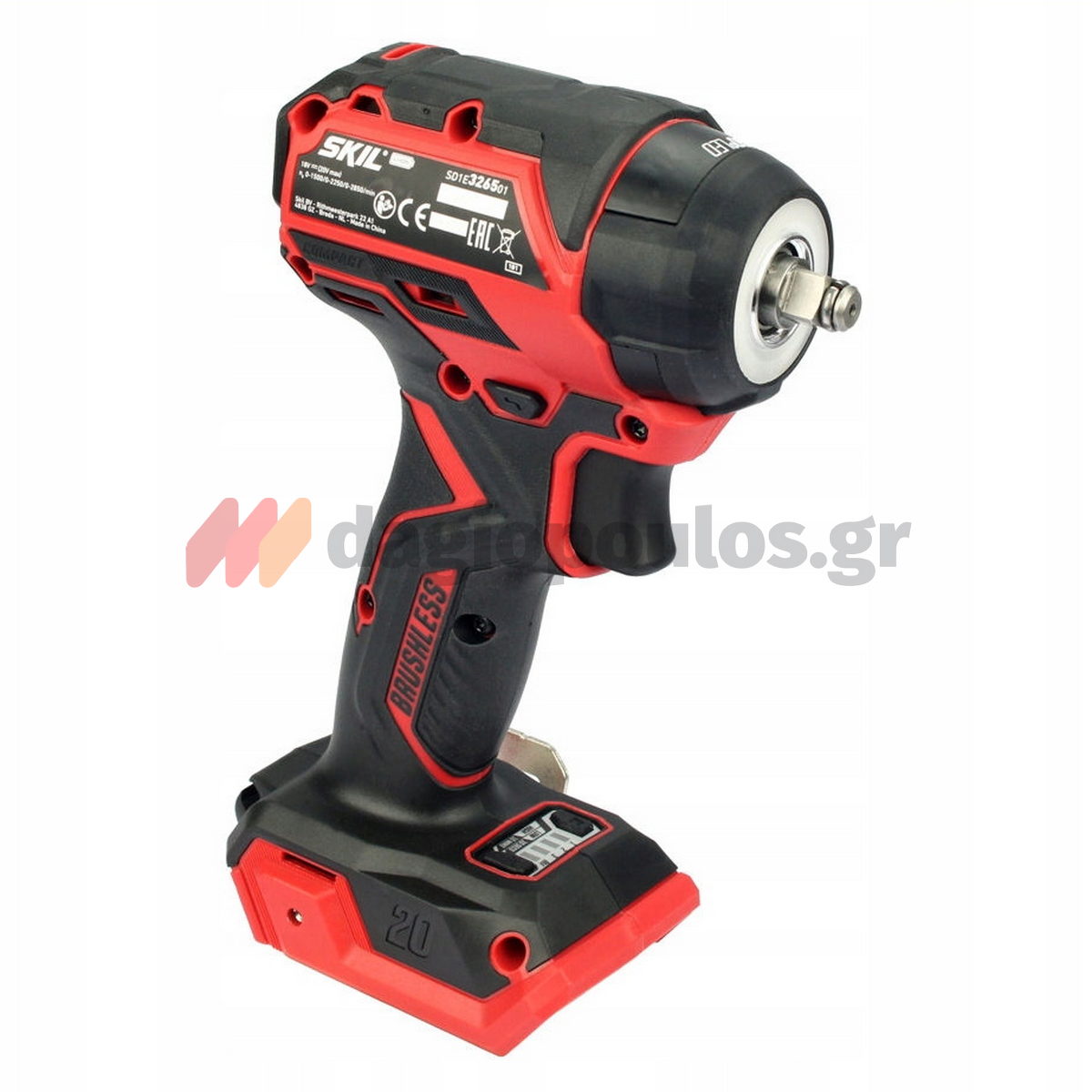 Skil 3265 CA 20V Max Brushless Μπουλονόκλειδο Μπαταρίας 18V Li-Ion Με Μπαταρία 2.5Ah