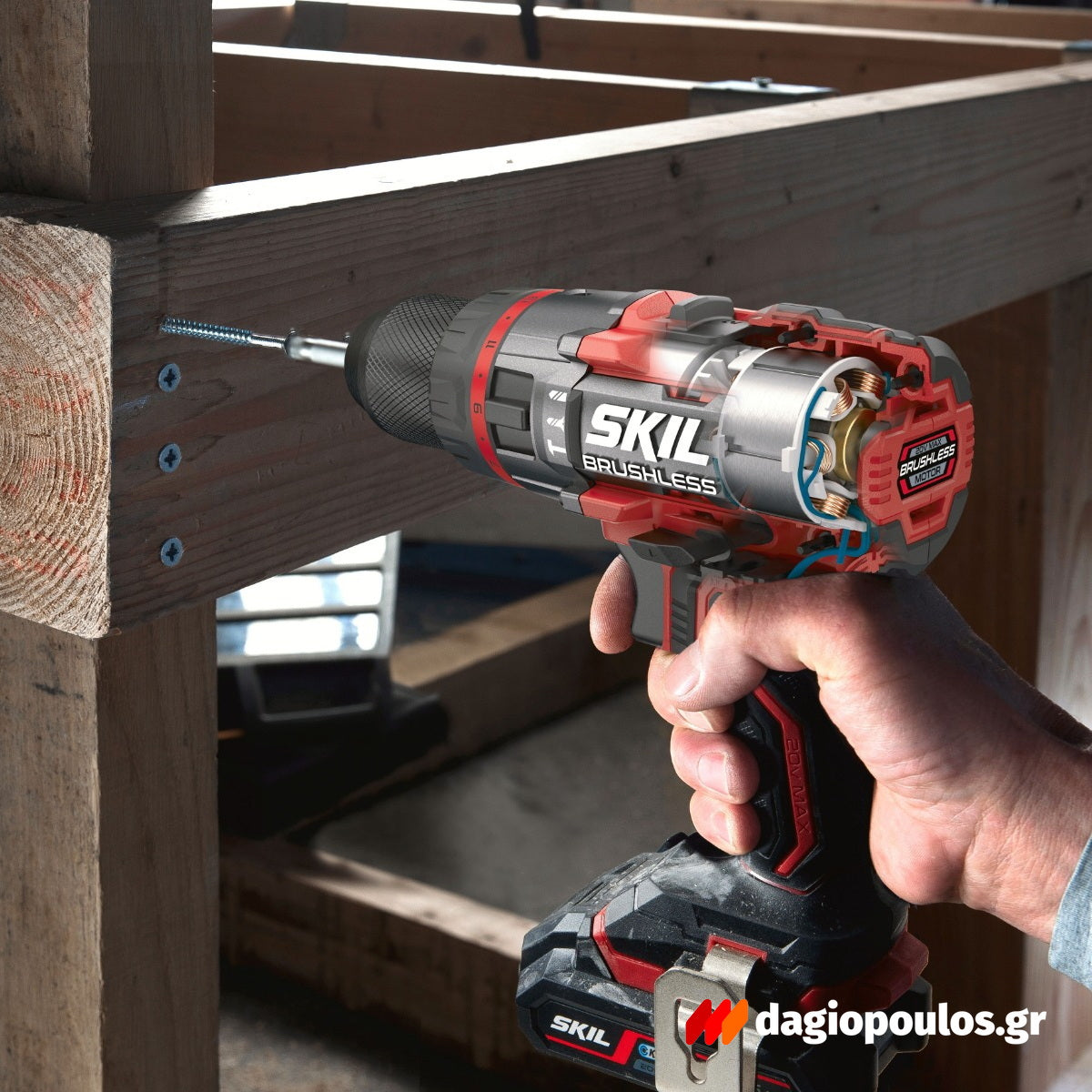Skil 3265 CA 20V Max Brushless Μπουλονόκλειδο Μπαταρίας 18V Li-Ion Με Μπαταρία 2.5Ah