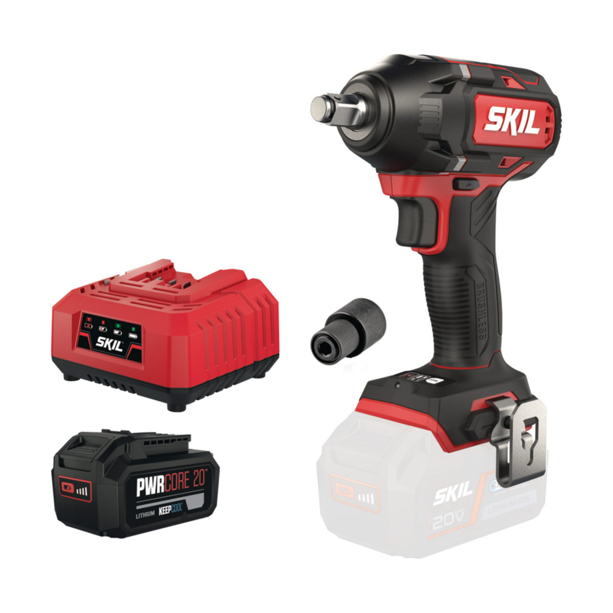 Skil 3281 CA 20V Max Brushless Μπουλονόκλειδο Μπαταρίας 18V Li-Ion Με Μπαταρία 4.0Ah