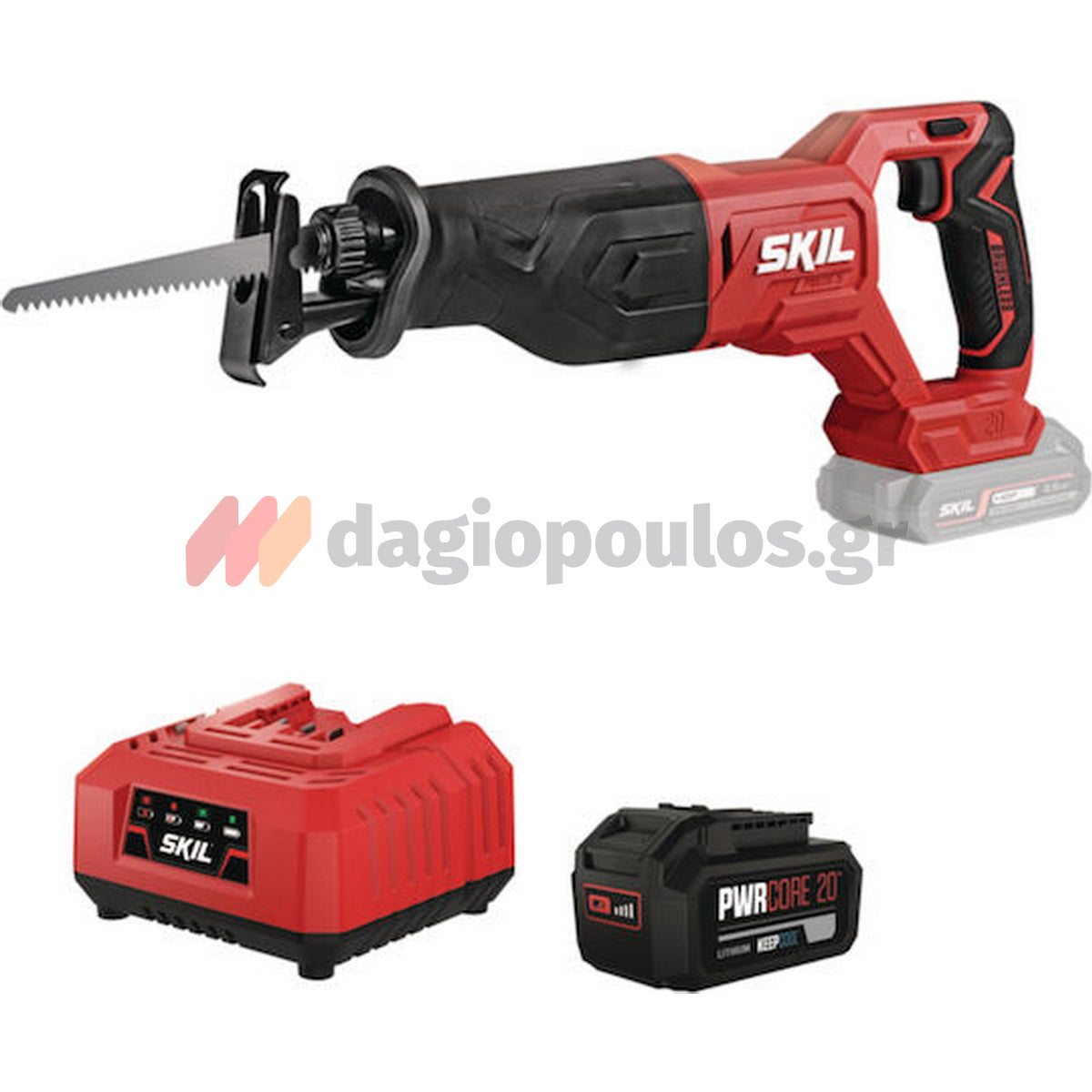 Skil 3471 CA 20V Max Brushless Σπαθοσέγα (Σεγάτσα) Μπαταρίας 18V Li-Ion Με Μπαταρία 4.0Ah