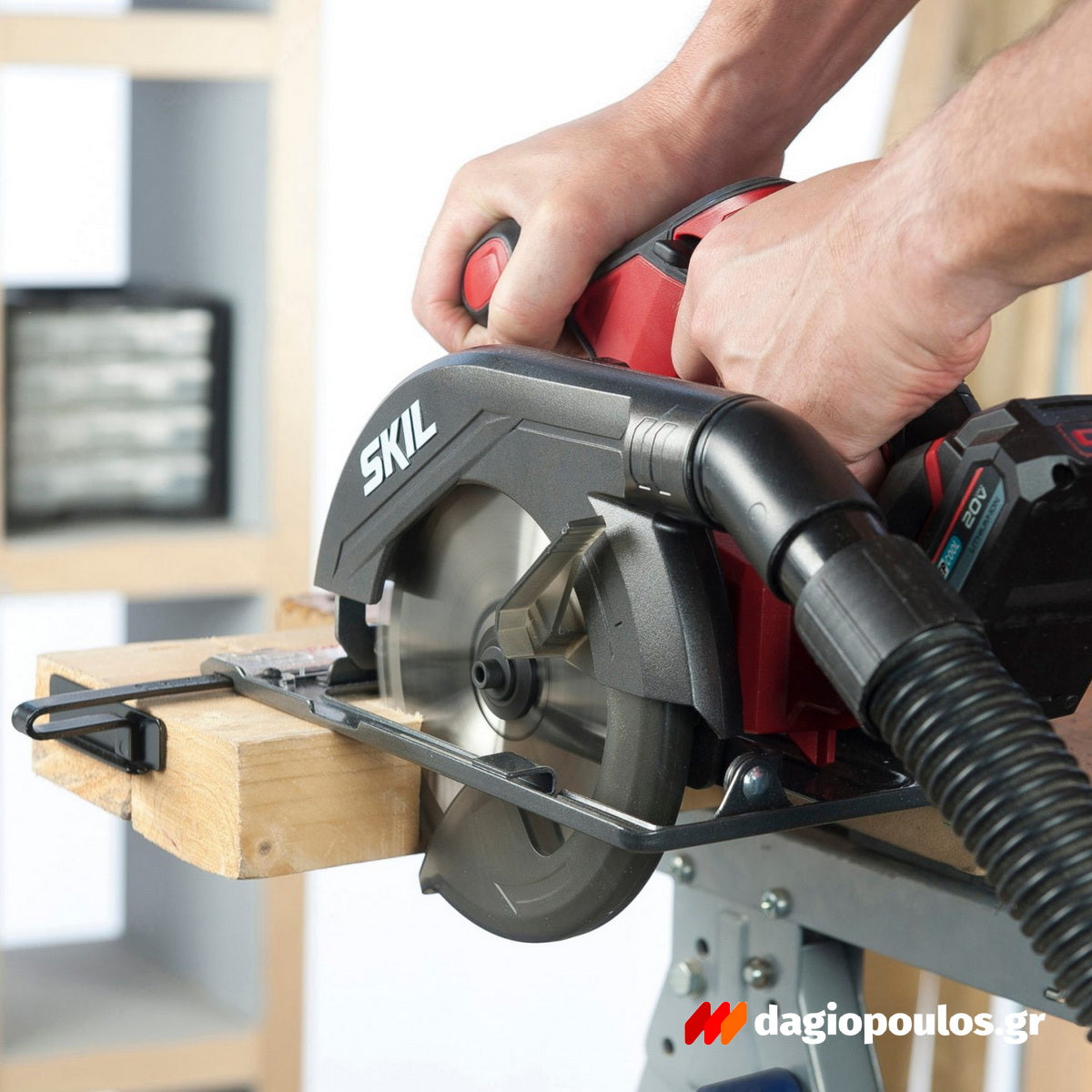 Skil 3520 CA 20V Max Δισκοπρίονο Μπαταρίας 18V Li-Ion 165mm Με Μπαταρία 4.0Ah