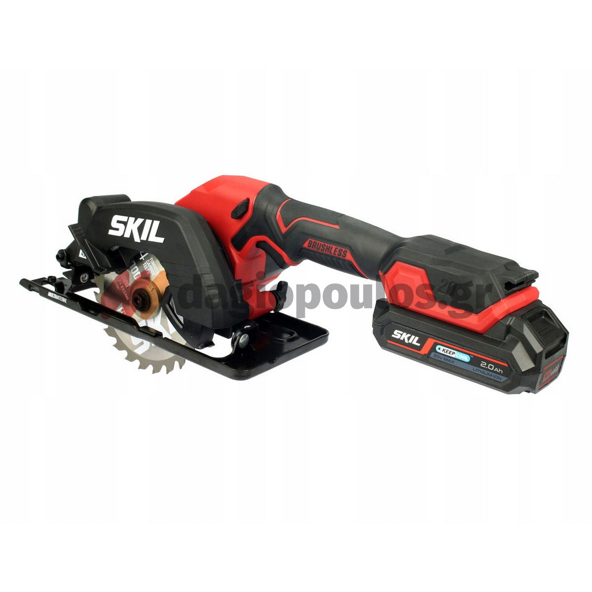Skil 3540 CA 20V Max Brushless Δισκοπρίονο Πολλαπλών Υλικών Μπαταρίας 18V Li-Ion 120mm Με Μπαταρία 4.0Ah