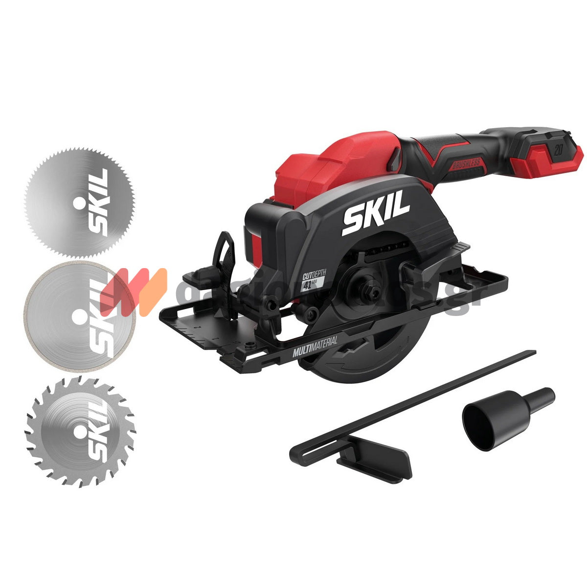 Skil 3540 CA 20V Max Brushless Δισκοπρίονο Πολλαπλών Υλικών Μπαταρίας 18V Liion 120mm SOLO