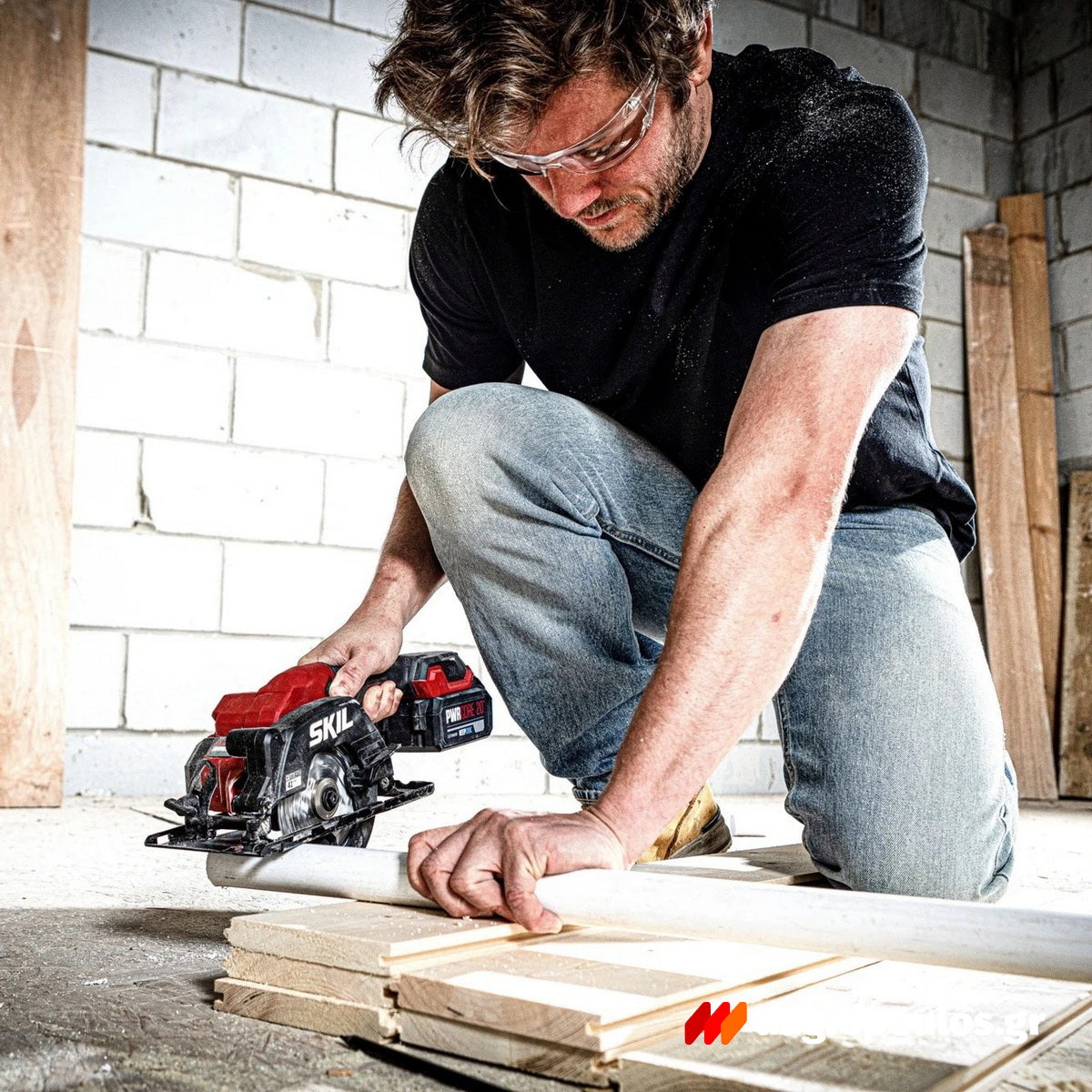 Skil 3540 CA 20V Max Brushless Δισκοπρίονο Πολλαπλών Υλικών Μπαταρίας 18V Li-Ion 120mm Με Μπαταρία 4.0Ah