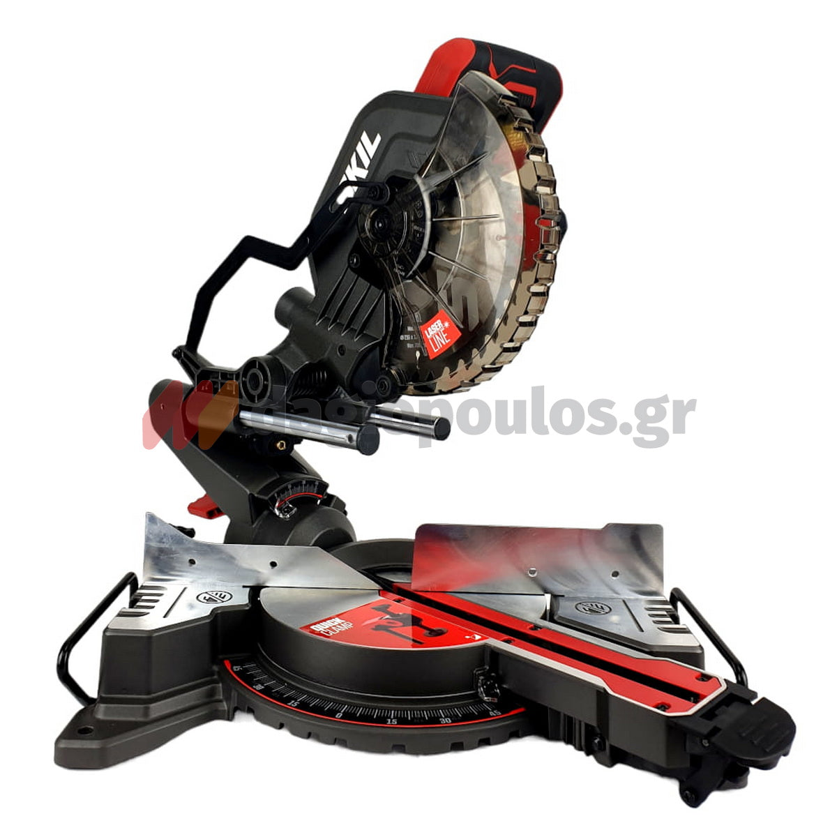 Skil 3590 CA 20V Max Φαλτσοπρίονο Radial Ξύλου Μπαταρίας 18V Li-Ion 216mm Με 2 Μπαταρίες 5.0Ah