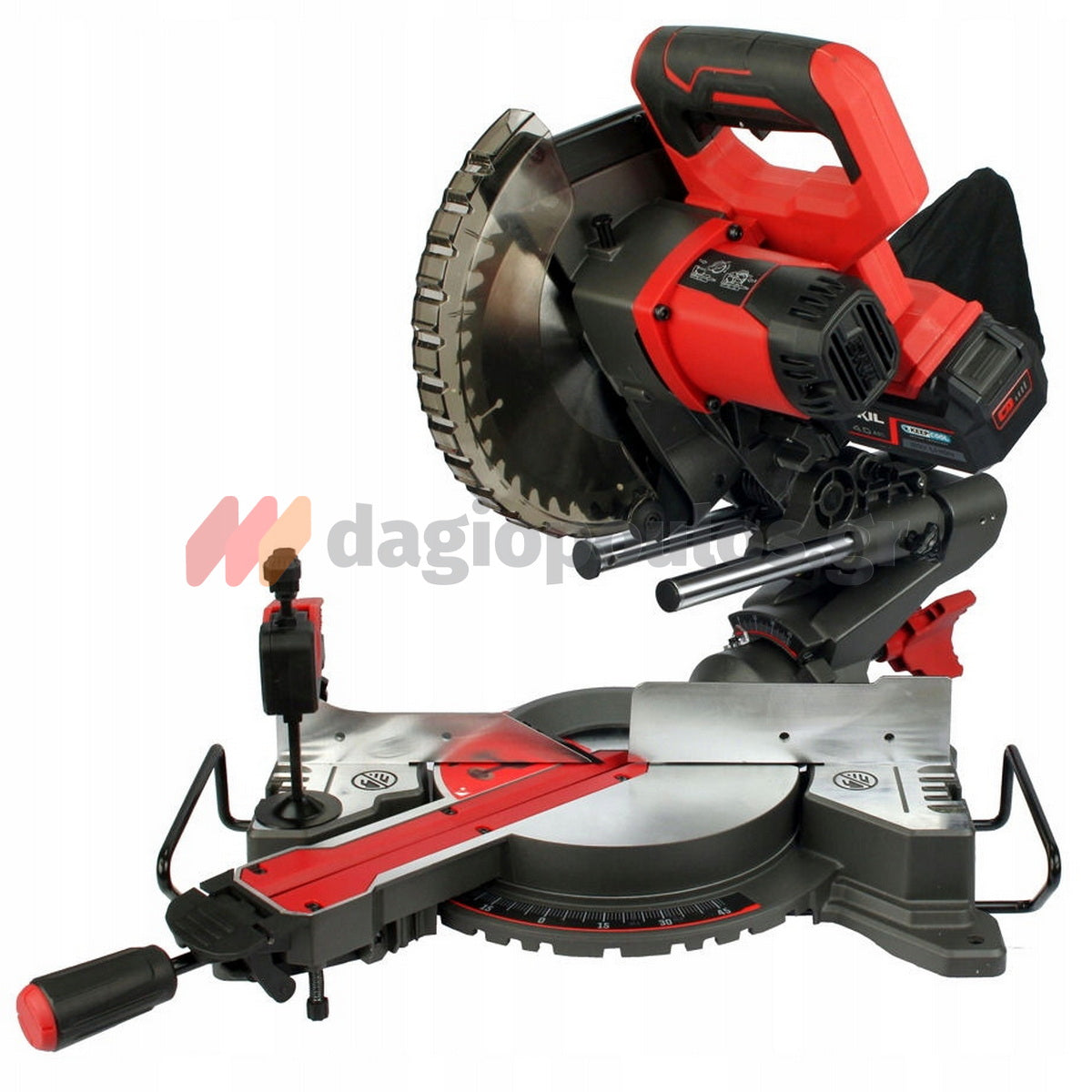 Skil 3590 CA 20V Max Φαλτσοπρίονο Radial Ξύλου Μπαταρίας 18V Li-Ion 216mm Με 2 Μπαταρίες 5.0Ah