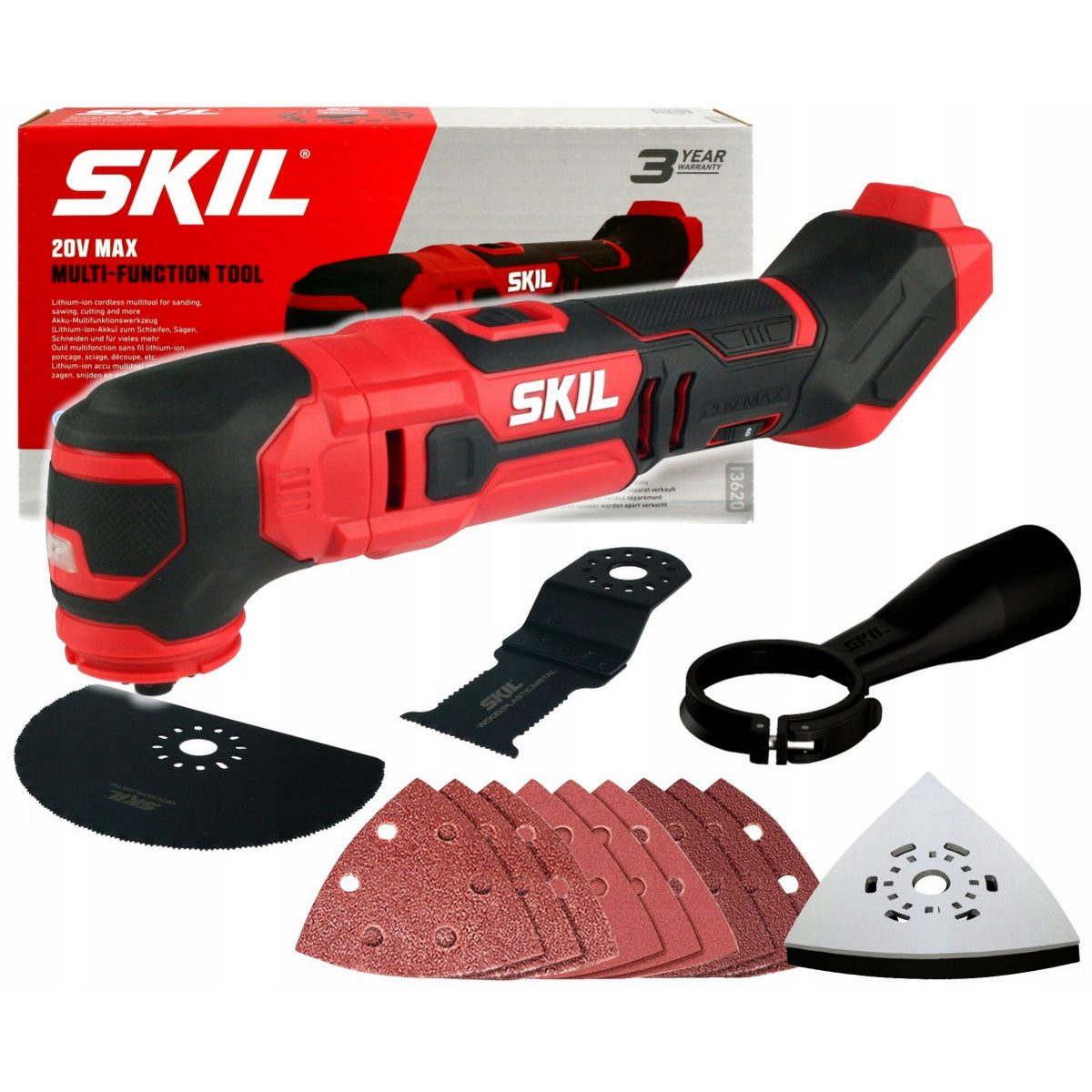 Skil 3620 CA 20V Max Πολυεργαλείο Μινι Τροχός Μπαταρίας 18V Li-Ion SOLO