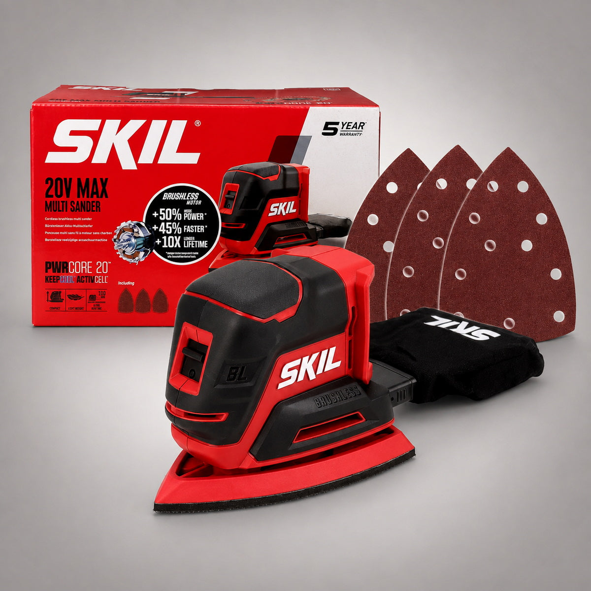 Skil 3715 CA 20V Brushless Παλμικό Τριβείο Μπαταρίας 18V Li-Ion SOLO