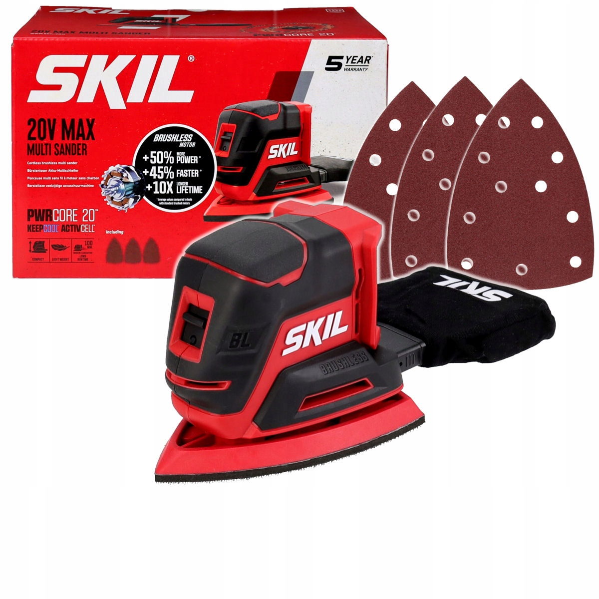 Skil 3715 CA 20V Brushless Παλμικό Τριβείο Μπαταρίας 18V Li-Ion Με Μπαταρία 2.0Ah