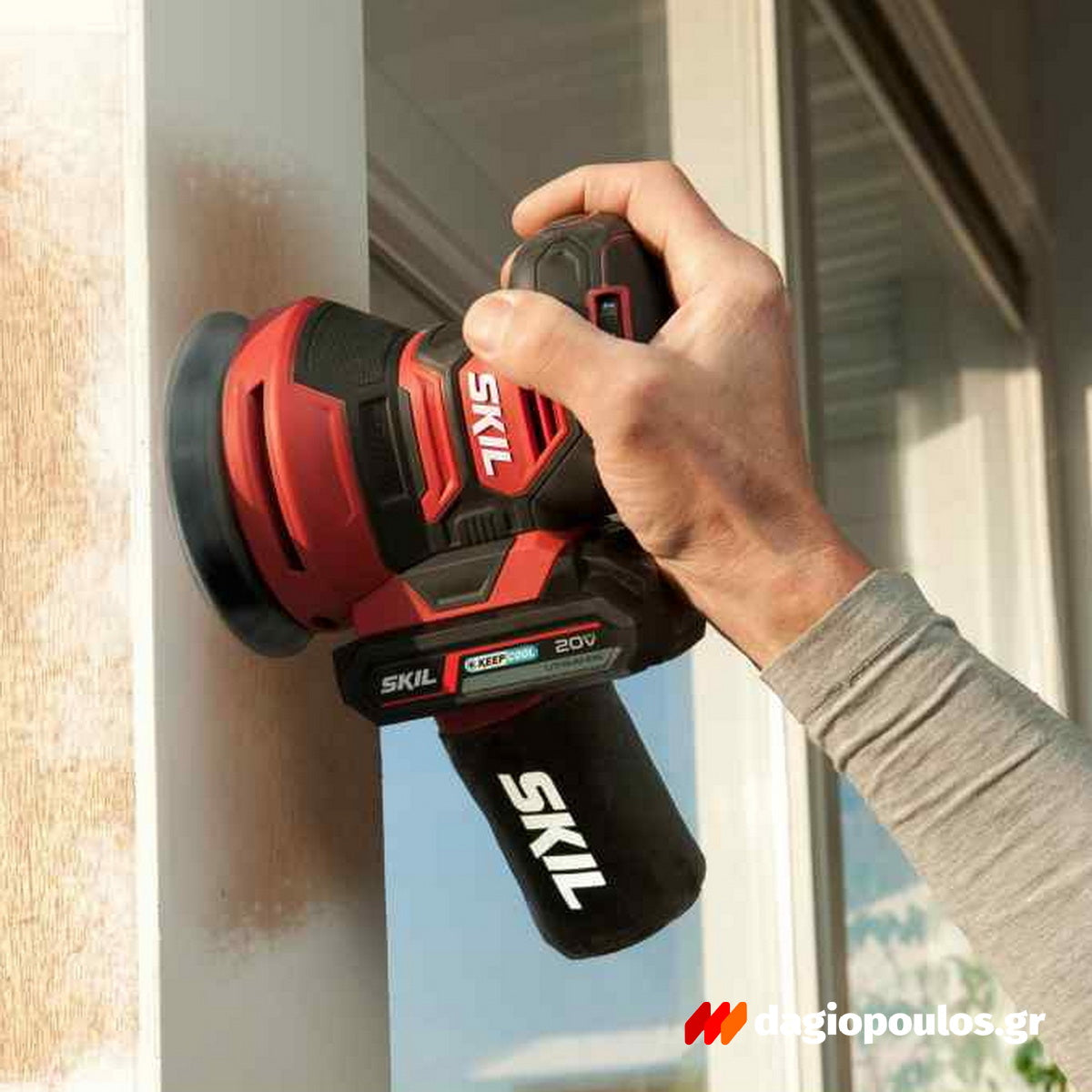Skil 3745 CA 20V Max Έκκεντρο Περιστροφικό Τριβείο Μπαταρίας 18V Li-Ion 125mm Με Μπαταρία 2.5Ah