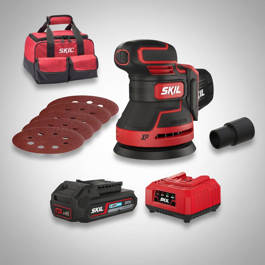 Skil 3750 FA 20V Max Brushless Έκκεντρο Περιστροφικό Τριβείο Μπαταρίας 18V Li-Ion 125mm Με Μπαταρία 2.5Ah