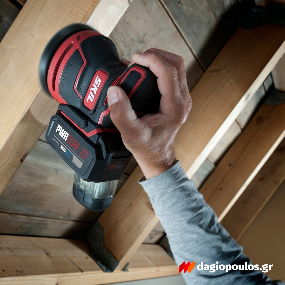Skil 3750 FA 20V Max Brushless Έκκεντρο Περιστροφικό Τριβείο Μπαταρίας 18V Li-Ion 125mm SOLO