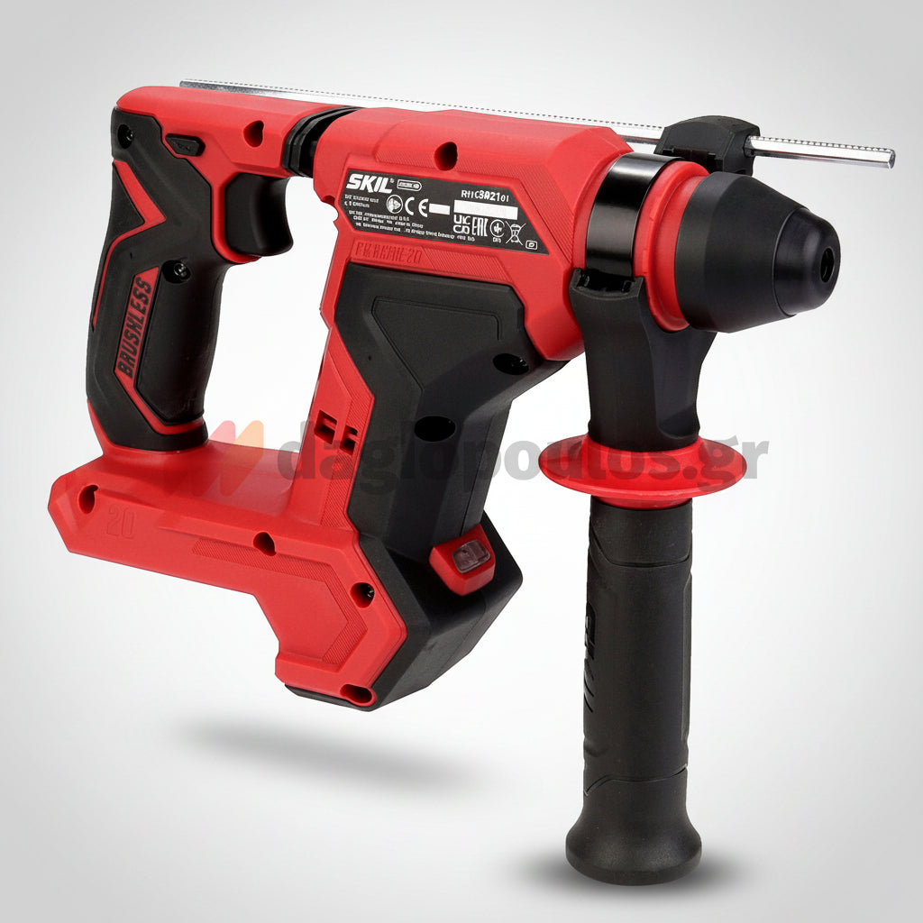 Skil 3821 CA 20V Max Brushless Πνευματικό Περιστροφικό Σκαπτικό Πιστολέτο Μπαταρίας 18V Li-Ion Με Μπαταρία 4.0Ah