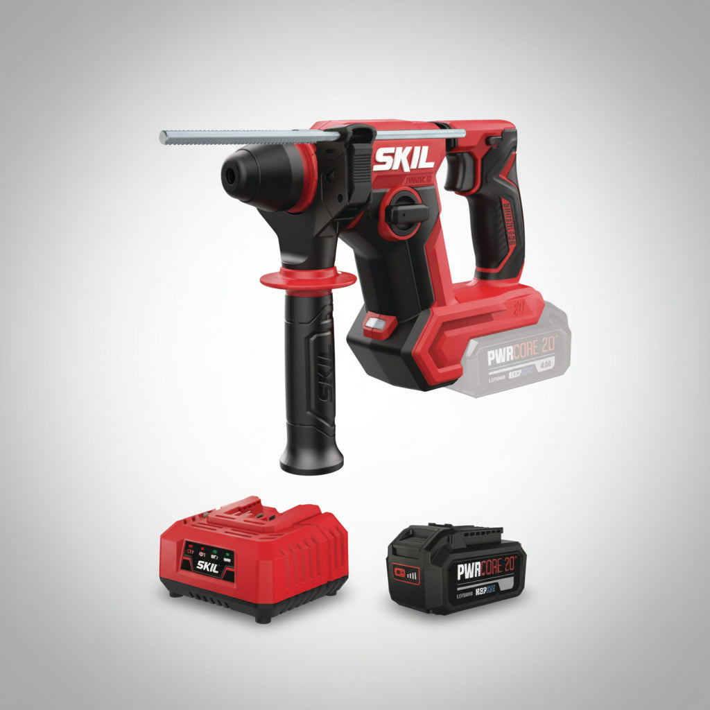 Skil 3821 CA 20V Max Brushless Πνευματικό Περιστροφικό Σκαπτικό Πιστολέτο Μπαταρίας 18V Li-Ion Με Μπαταρία 4.0Ah
