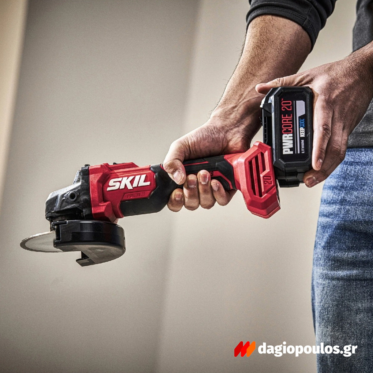 Skil 3923 CA 20V Max Brushless Γωνιακός Τροχός Μπαταρίας 18V Li-Ion 125mm SOLO