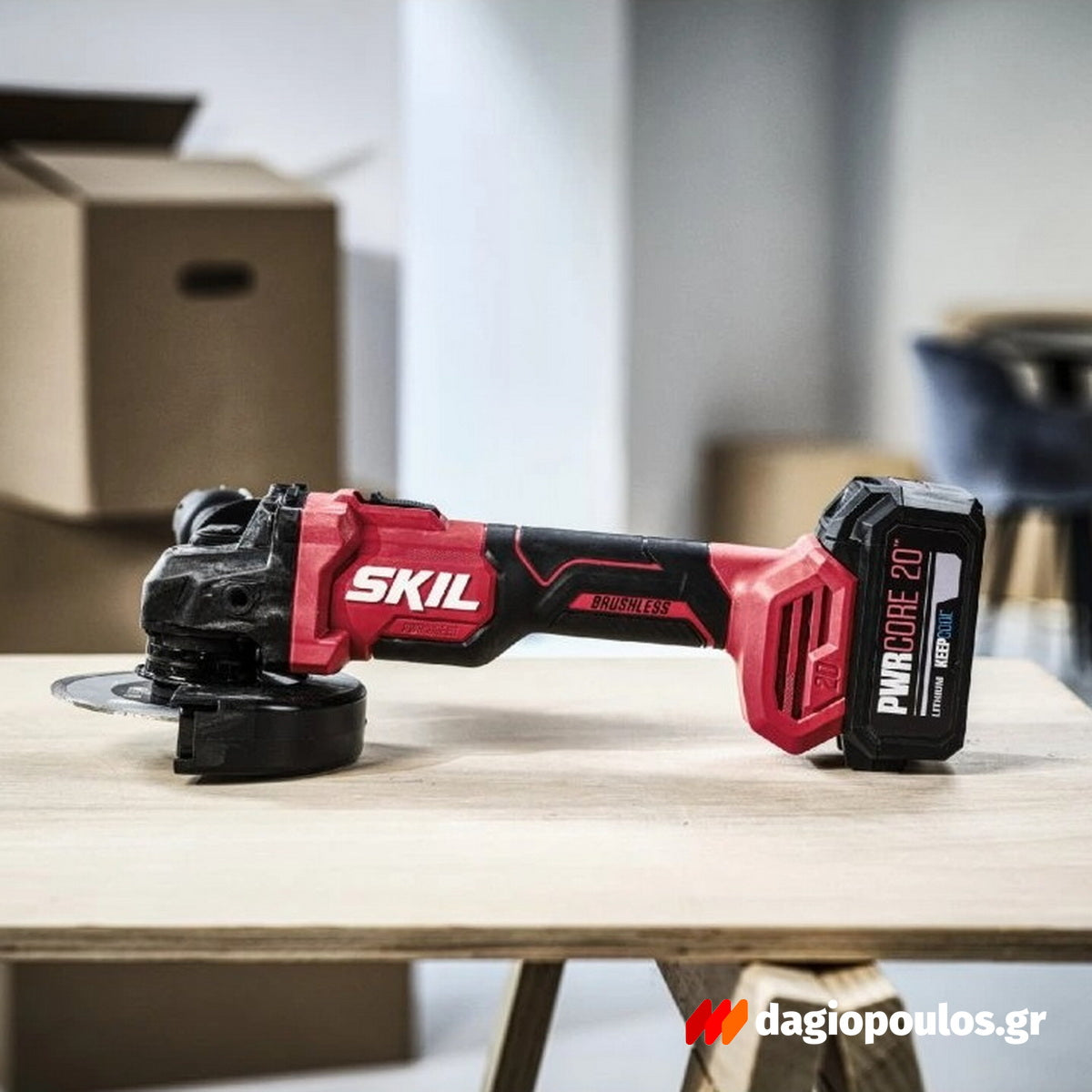 Skil 3923 CA 20V Max Brushless Γωνιακός Τροχός Μπαταρίας 18V Li-Ion 125mm SOLO