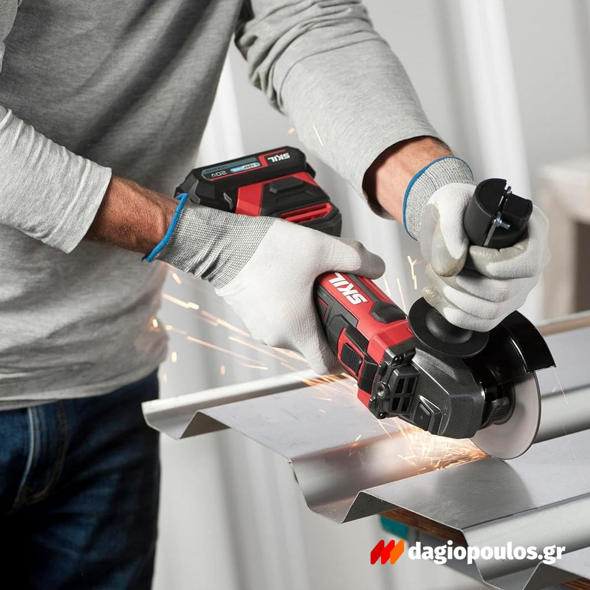 Skil 3930 CA 20V Max Brushless Γωνιακός Τροχός Μπαταρίας 18V Li-Ion 125mm Με Μπαταρία 5.0Ah