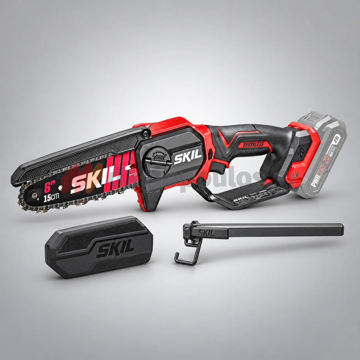 Skil D00624 Σετ Ψαλίδι Κλαδέματος 0620 CA & Αλυσοπρίονο 0512 CA & Πολυεργαλείο Κήπου 0630 CA Με 2 Μπατ.2.5Ah - Ταχυφορτιστή - Τσάντα