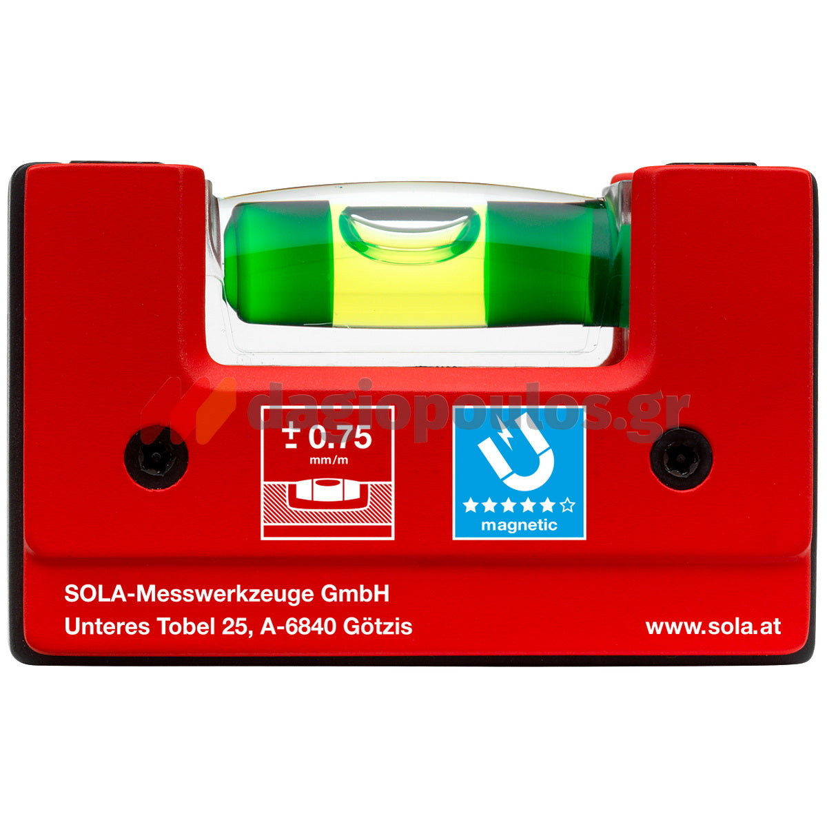 Sola GO Magnetic Μαγνητικό Αλφάδι Τσέπης 6cm