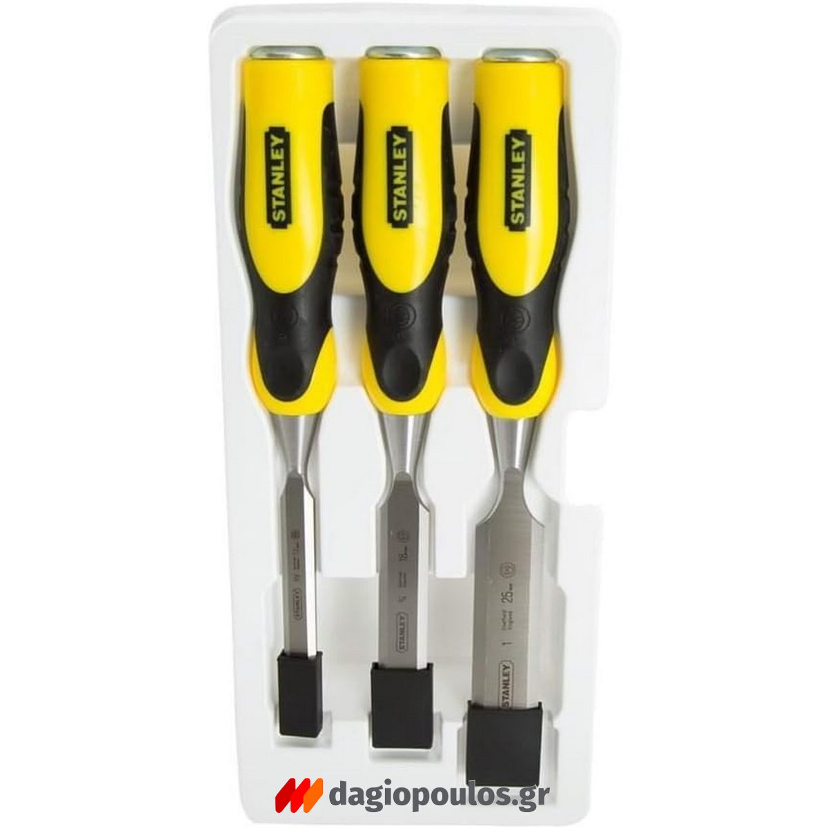 Stanley 2-16-883 Συλλογή Σκαρπέλα Σετ 3 Τεμ