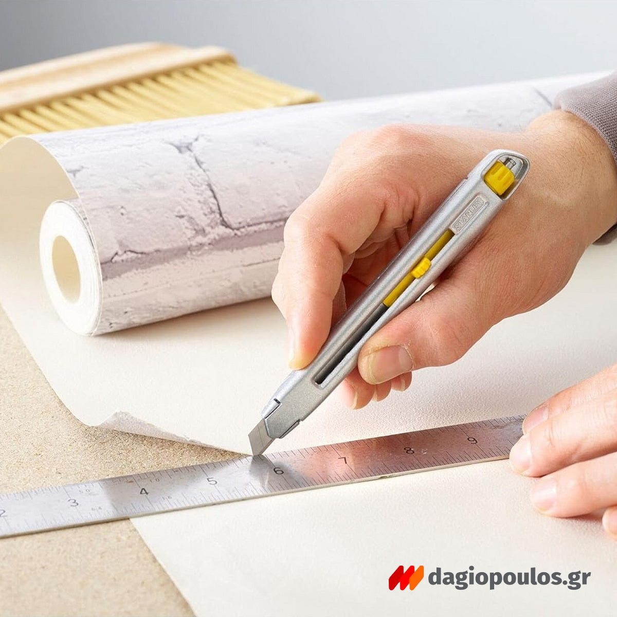 Stanley 0-10-095 Μαχαίρι Μουσαμάδων Σπαστής Λάμας 9mm