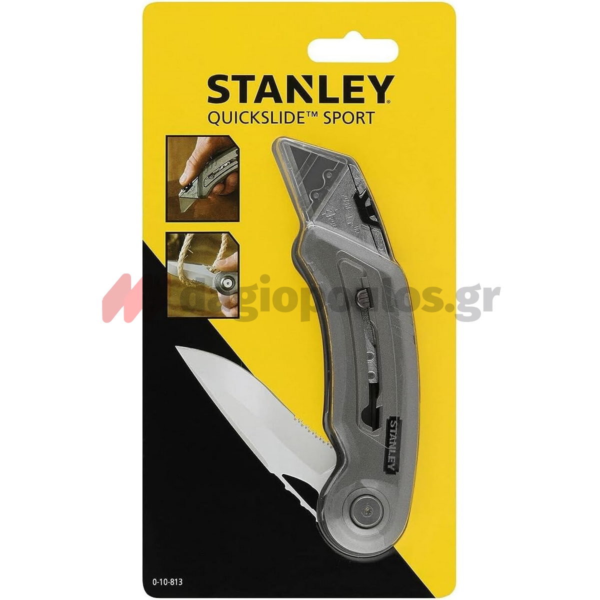 Quickslide sport knife της Stanley διπλής κόψης για καθαρές και ακριβείς εργασίες