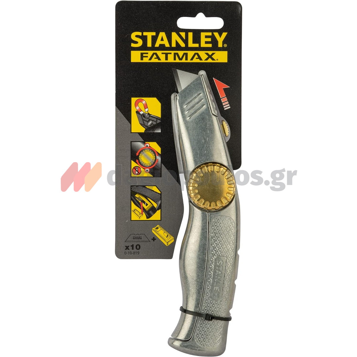 Stanley 0-10-819 Fatmax Μαχαίρι (Φαλτσέτα) Με Τραπεζοειδή Λάμα