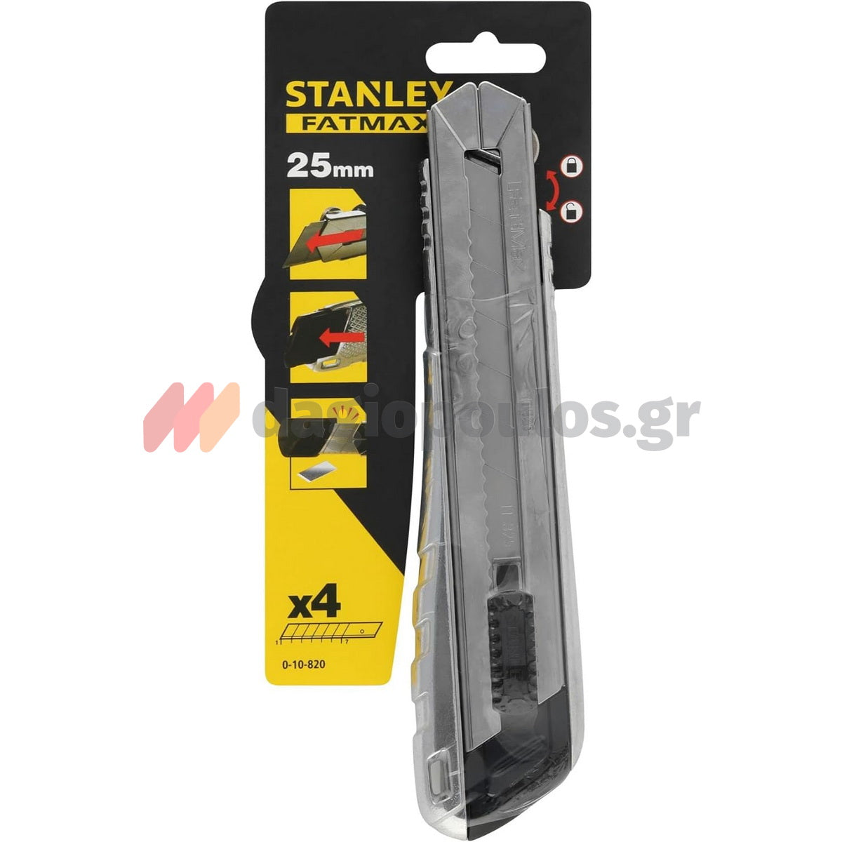 Stanley 0-10-820 XL FatMax Μαχαίρι Κόφτης Μοκέτας (Φαλτσέτα) Με Λάμα 25mm