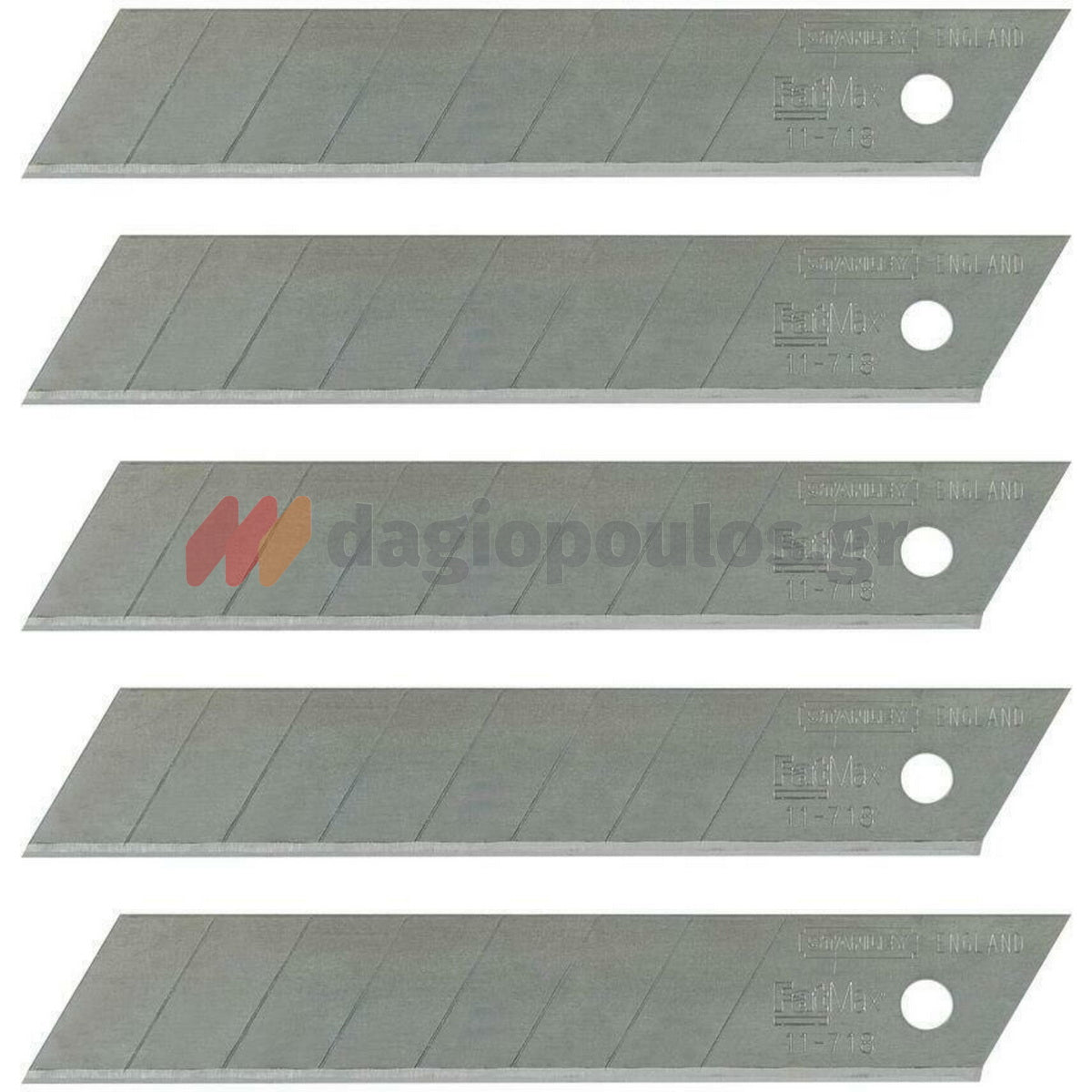 Stanley 0-11-718 Fatmax Λάμες (Λεπίδες) Ανταλλακτικές 18mm Σετ 5 Τεμ
