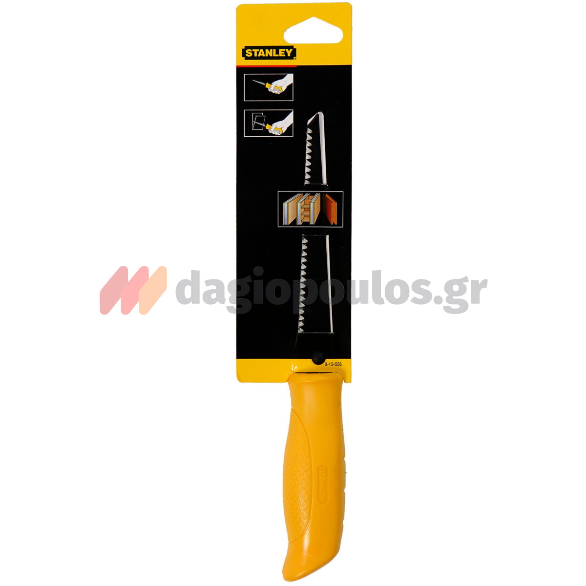 Stanley 0-15-556 Πριόνι Μαχαίρι Γυψοσανίδας & Δομικών 160mm