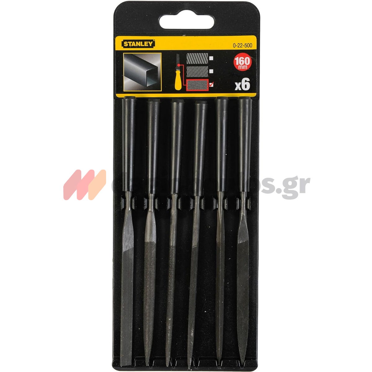 Stanley 0-22-500 Συλλογή Λίμες 6" 150mm Σετ 6 Τεμ