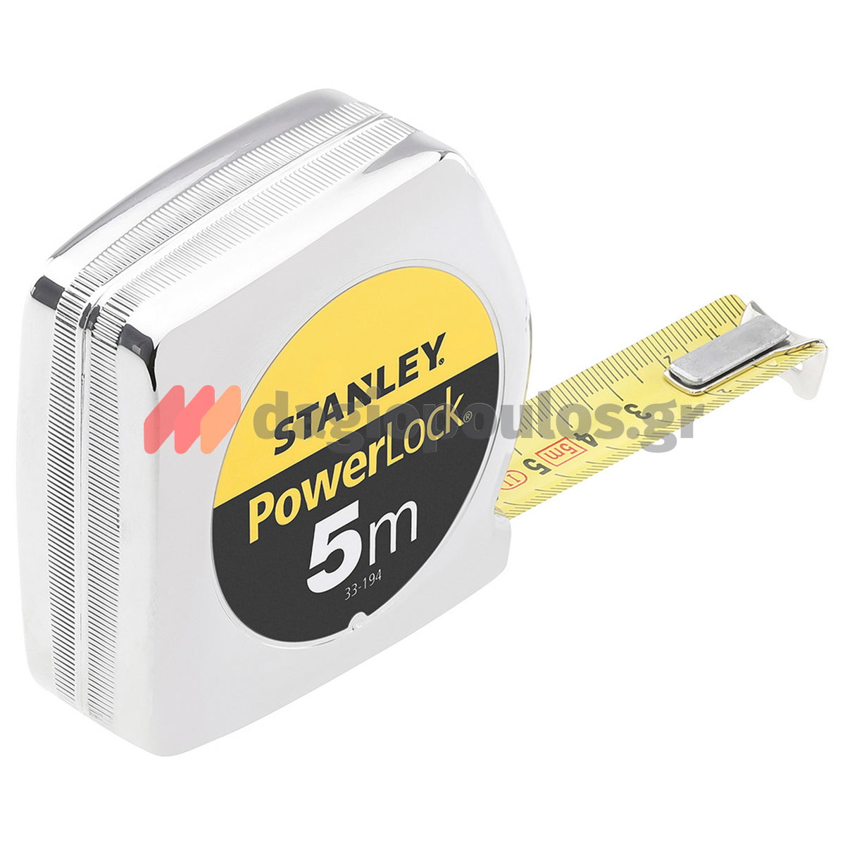 Stanley 1-33-194 Powerlock Μετροταινία Ρολό 5mtr x 19mm