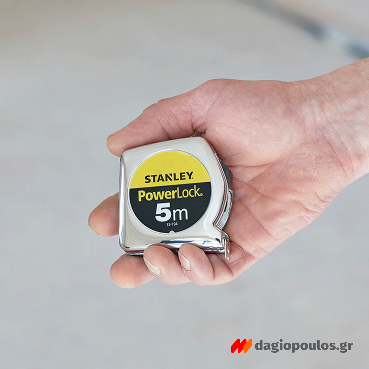 Stanley 1-33-194 Powerlock Μετροταινία Ρολό 5mtr x 19mm