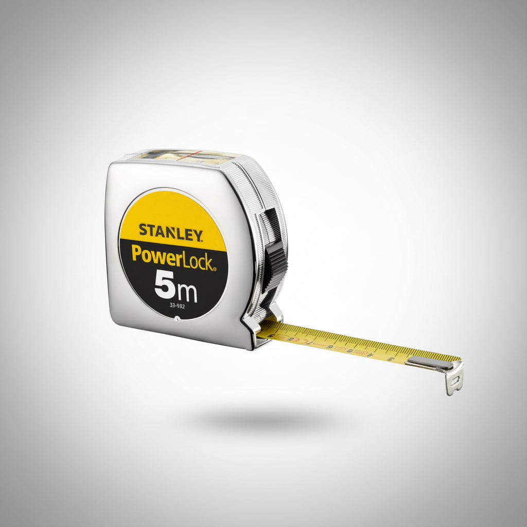 Stanley 0-33-932 Powerlock Μέτρο Ρολό (Μετροταινία) 5mtr x 19mm