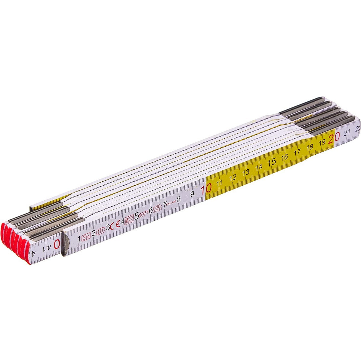 Stanley 0-35-458 Μέτρο Σπαστό Ξύλινο Πολύχρωμο 2mtr