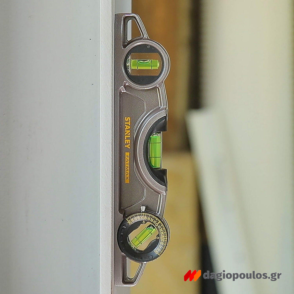 Stanley 0-43-609 Fatmax Torpedo Αλφάδι Μαγνητικό (Τορπίλη) Με 3 Μάτια 25cm