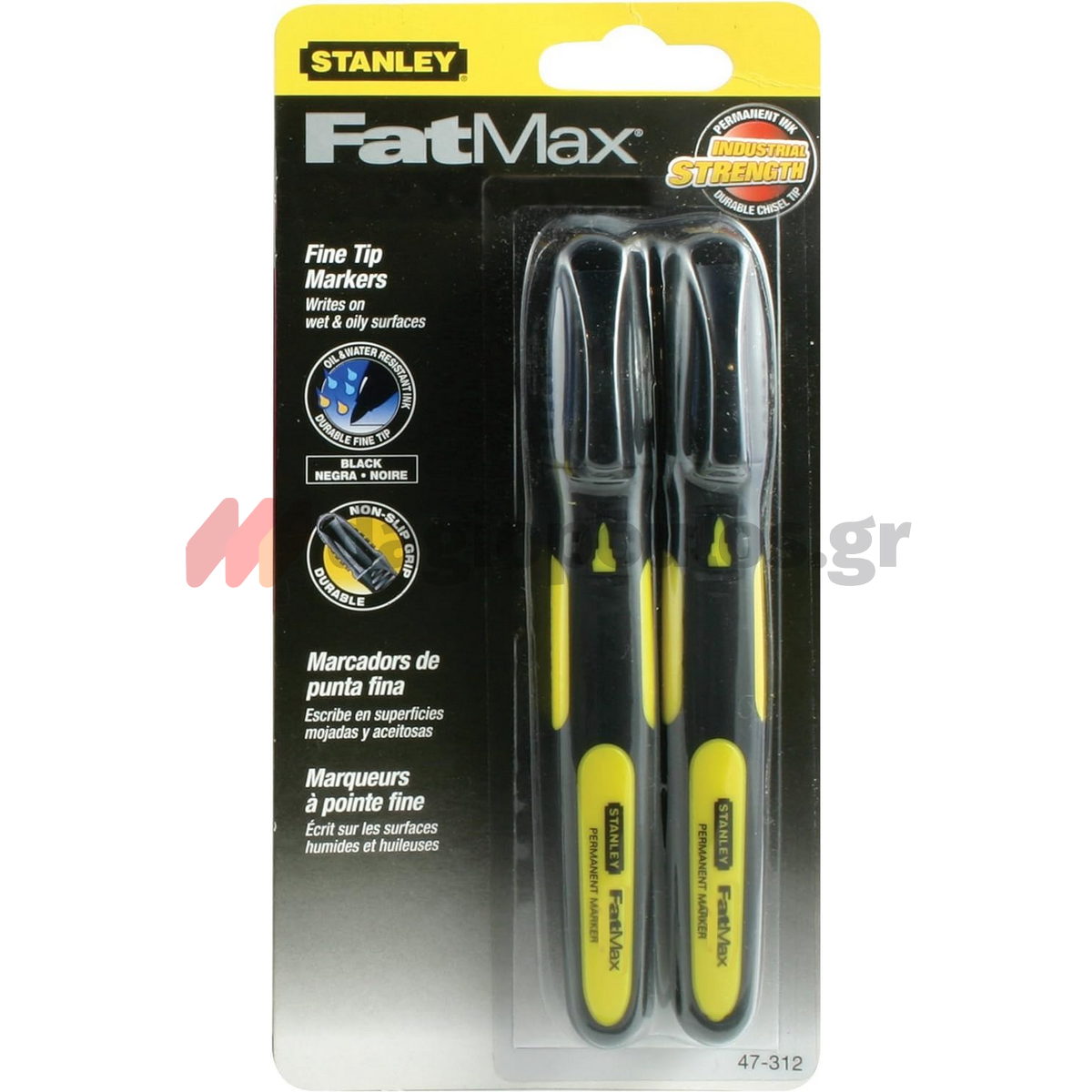 Stanley 0-47-314 FatMax Ανεξίτηλοι Μαρκαδόροι Μαρκαρίσματος & Σημαδέματος Σετ 2 Τεμ.