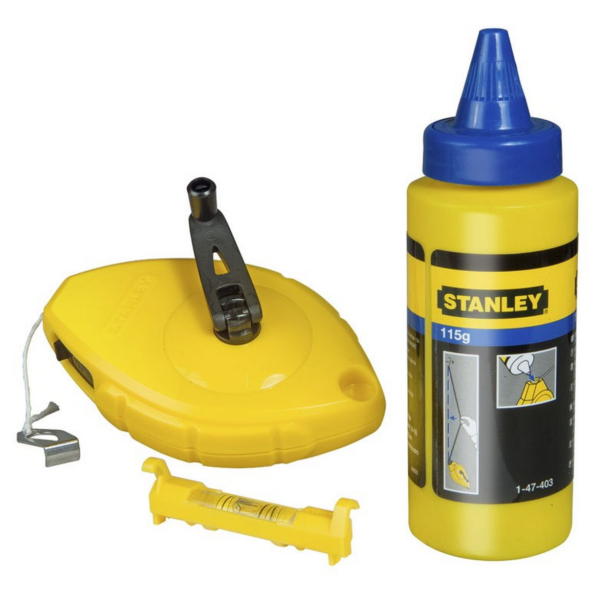 Stanley 0-47-443 Chalk Line Κιτ Χάραξης Νήμα Στάθμης