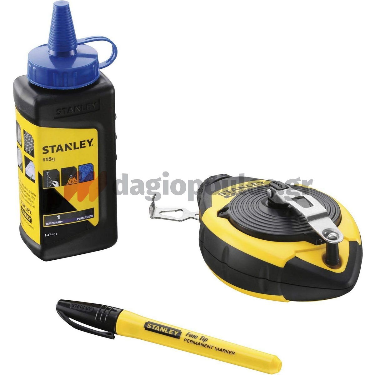 Stanley 0-47-681 Ράμα Με Σκόνη & Νήμα Στάθμης 30mtr