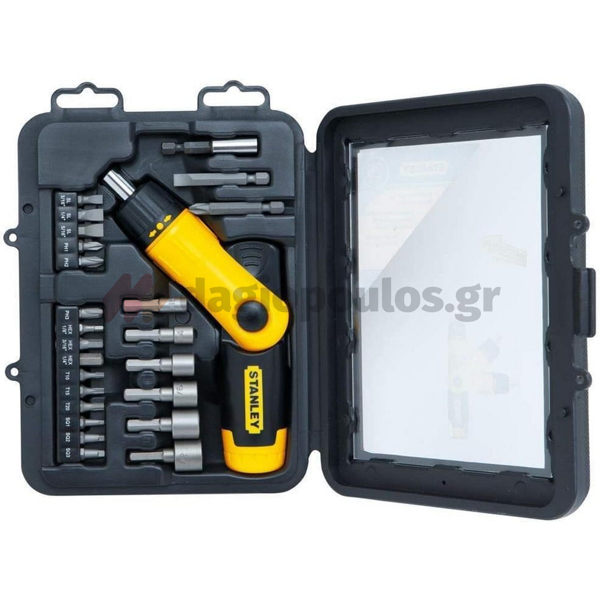 Stanley 0-63-022 Συλλογή Κατσαβίδι Καστάνιας Με Μύτες Σε Κασσετίνα Σετ 22 Τεμ